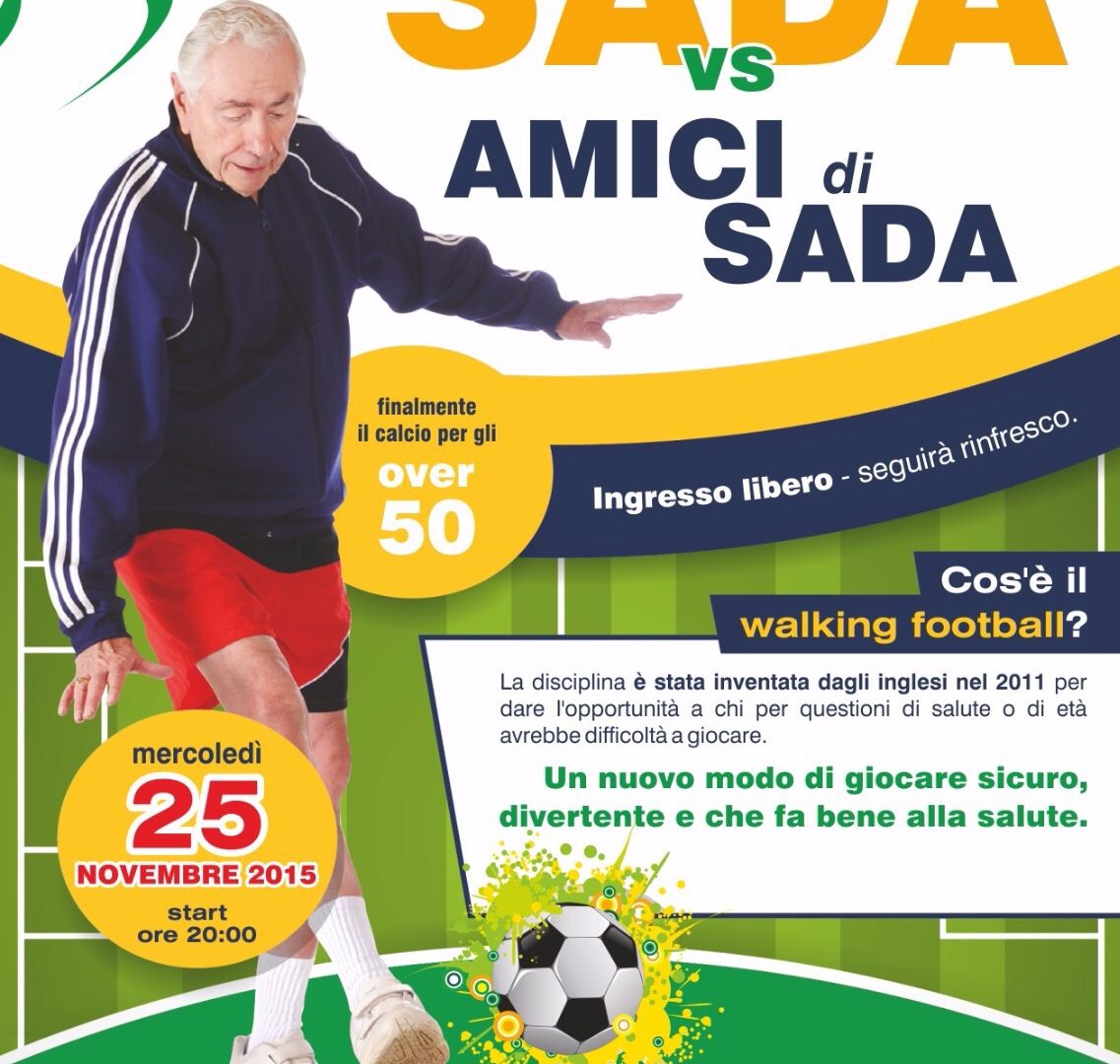 Antonio Sada & Figli promuove il “Walking Football”