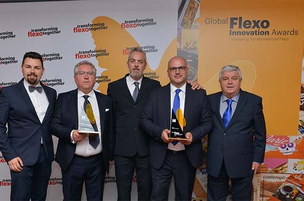 È tempo di premi! Gruppo Sada premiato al Global Flexo Innovation Awards: medaglia d'oro.