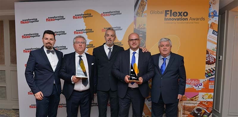 È tempo di premi! Gruppo Sada premiato al Global Flexo Innovation Awards: medaglia d'oro.